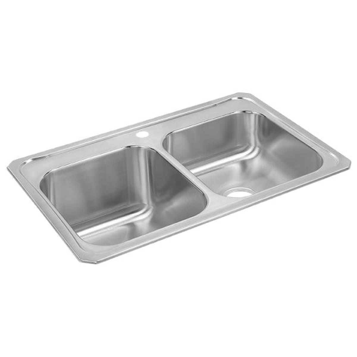 ELKAY Elkay STCR3322L1 Celebrity stainless steel drop-in double bowl 33 x 22 x 10-1/4 (STCR3322L1)