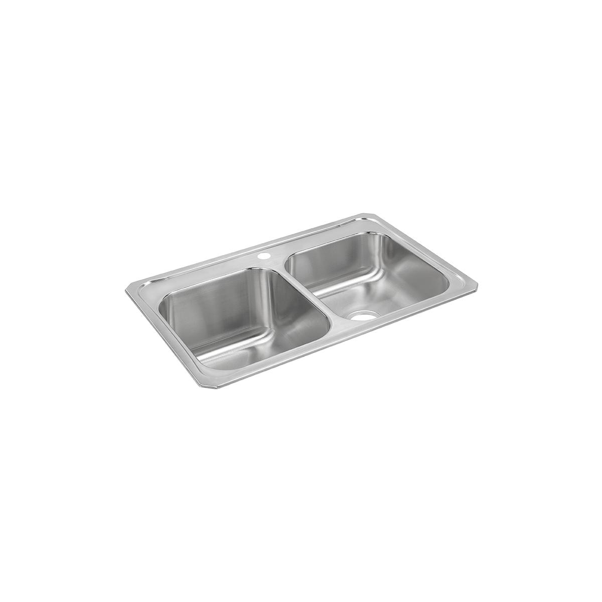 ELKAY Elkay STCR3322L1 Celebrity stainless steel drop-in double bowl 33 x 22 x 10-1/4 (STCR3322L1)