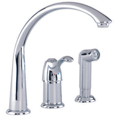 GERBER Gerber G0040103 Allerton Single Handle Hi-Arc Kitchen Faucet With Side Spray (3-Hole) G0092298