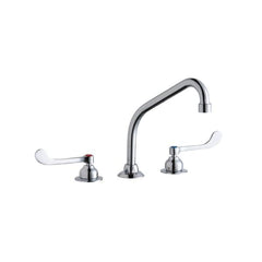 ELKAY Elkay LK800HA08T6 8in Centerset Concealed Deck Faucet 8in High Arc Spout 6in Wristblade Handles (3-Hole)