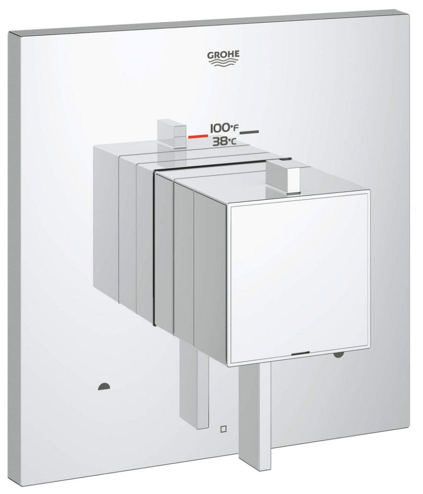 GROHE Grohe 19927000 Eurocube Trimset Rapido Bath 6.6 gpm (7-3/16 in)