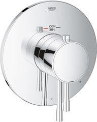 GROHE Grohe 19987001 Essence New 2-Handle Single Function Thermostatic Trim With Control Module (1) 24107000