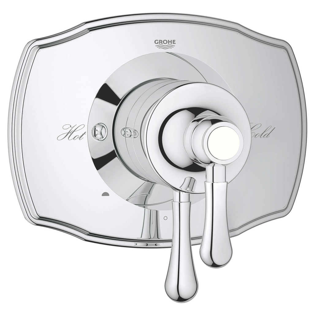 GROHE Grohe 19844000 GrohTherm 2000 Authentic Dual Function Trim with Control Module (7-1/2 in W x 4-7/8 to 6-1/16 in D x 6-3/4 in H)