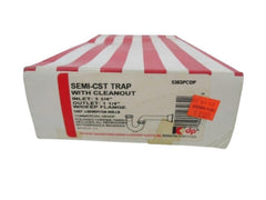 KEENEY Keeney 5303PCDF Semi-CST Trap (1-1/4 In Inlet x 1-1/4 In Outlet)