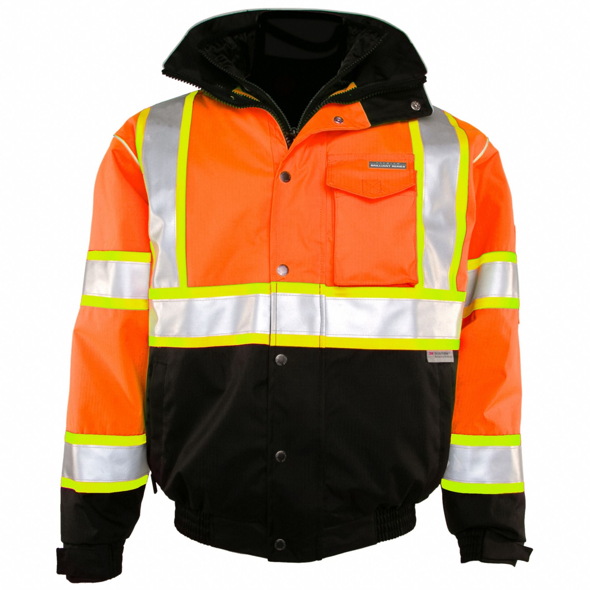 KISHIGO Kishigo JS120-XL Bomber Jacket XL (30Y986)