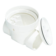 IPS Ips 86211 3 inches PVC Backwater Valve With Sleeve (3 inches / Fits 3 inches or 4 inches DWV) BWV3PAS