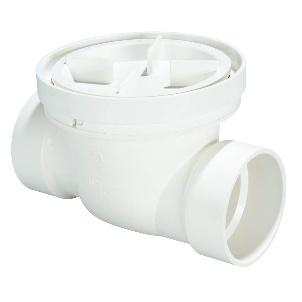 IPS Ips 86221 4 inches Pvc Backwater Valve With Sleeve (4 in) BWV4PAS
