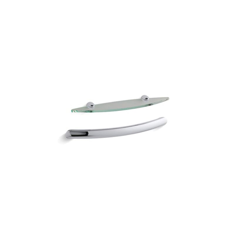 KOHLER Kohler 9459-CP Sonata Accessory Kit Grab Bar 17 in Shelf 16 in (K-9459-CP)
