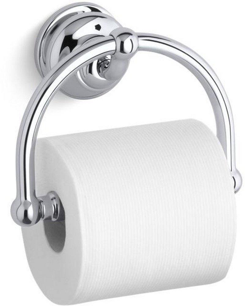KOHLER Kohler 12157-CP Fairfax Wall Mount Toilet Tissue Holder (4-3/4 in H x 6-1/2 in L x 3-3/8 in W) K12157-CP