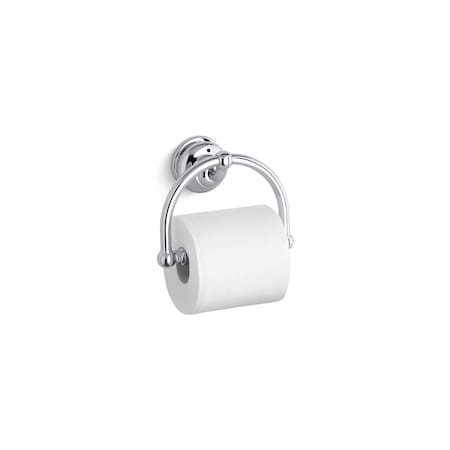 KOHLER Kohler 12157-CP Fairfax Wall Mount Toilet Tissue Holder (4-3/4 in H x 6-1/2 in L x 3-3/8 in W) K12157-CP