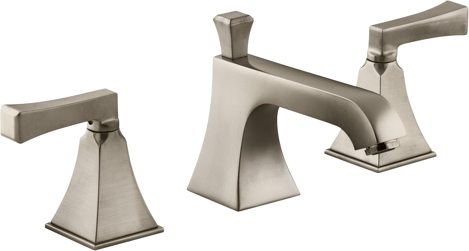 KOHLER Kohler 454-4V-BV Memoirs Widespread Lavatory Faucet (8-16 in Centers)