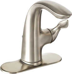 KOHLER Kohler 5313-4-BN Refinia Single-Hole Bathroom Sink Faucet 4.5 Inch Spout Reach 5313-4-BN