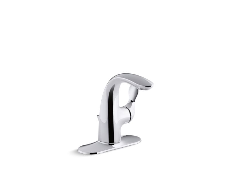 KOHLER Kohler 5313-4-BN Refinia Single-Hole Bathroom Sink Faucet 4.5 Inch Spout Reach 5313-4-BN
