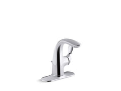 KOHLER Kohler 5313-4-BN Refinia Single-Hole Bathroom Sink Faucet 4.5 Inch Spout Reach 5313-4-BN