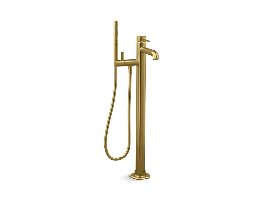 KOHLER Kohler T27025-4-2MB Occasion Two Handle Lever Floor Mount Filler 9-1/8 in Spout Height