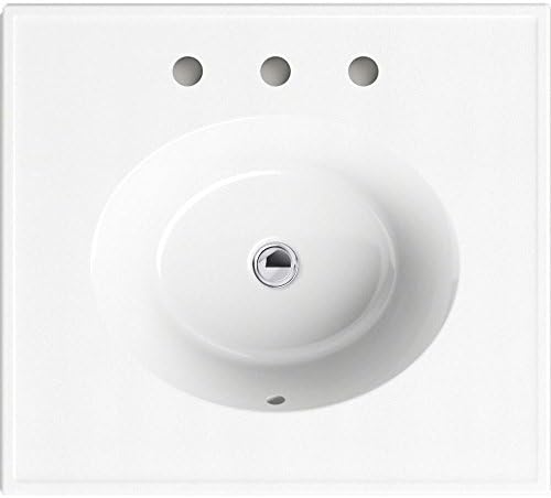 KOHLER Kohler 2791-8-G81 Ceramic/Impressions Integrated Vanity Top and Sink (25 in)