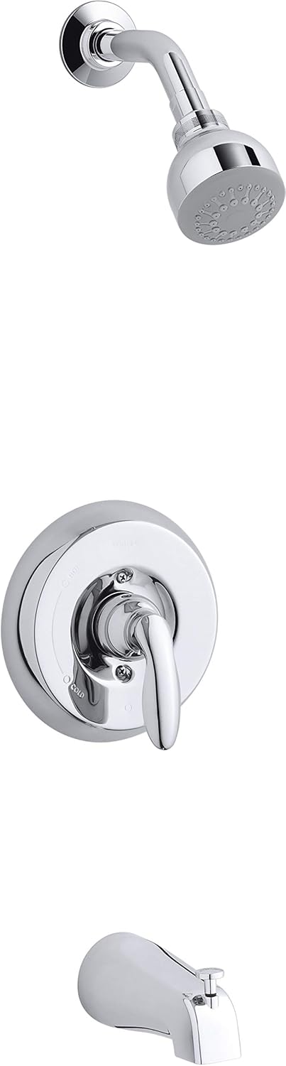 KOHLER Kohler TS15601-4SH-CP Coralais Rite-Temp Bath and Shower Valve Trim 1.5 gpm (Trim Only) K-T15601-4SH