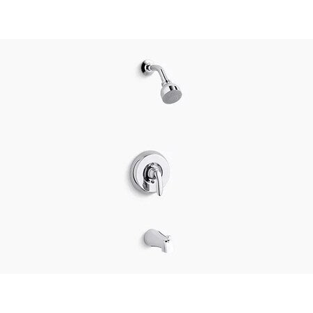 KOHLER Kohler TS15601-4SH-CP Coralais Rite-Temp Bath and Shower Valve Trim 1.5 gpm (Trim Only) K-T15601-4SH