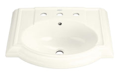 KOHLER Kohler 2287-8-96 Devonshire 24-1/8 x 19-3/4 in Rectangular Pedestal Bathroom Sink (K-2287-8-96)