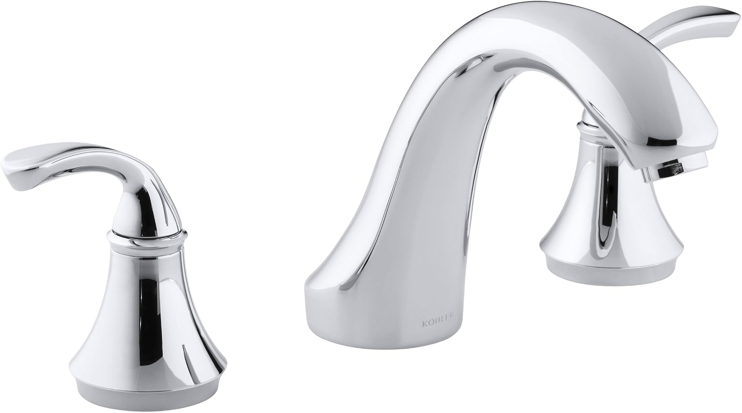 KOHLER Kohler T10278-4-CP Forte Two-Handle Roman Tub Faucet Trim Deck Mount K-T10278-4-CP