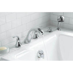 KOHLER Kohler T10278-4-CP Forte Two-Handle Roman Tub Faucet Trim Deck Mount K-T10278-4-CP