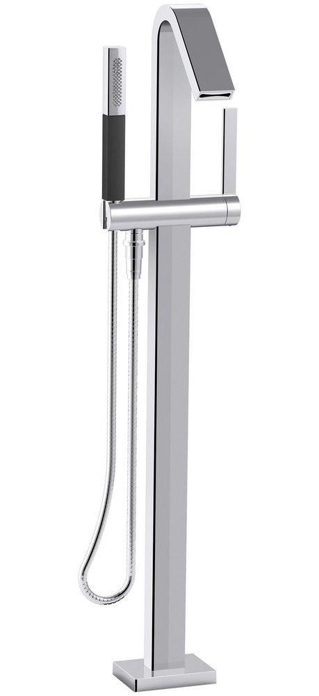 KOHLER Kohler T97330-4-CP Loure Single Handle Lever Floor Mount Filler 6 gpm (KT97330-4-CP)