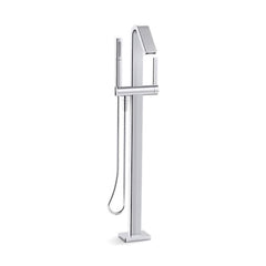 KOHLER Kohler T97330-4-CP Loure Single Handle Lever Floor Mount Filler 6 gpm (KT97330-4-CP)