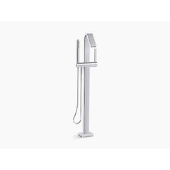 KOHLER Kohler T97330-4-CP Loure Single Handle Lever Floor Mount Filler 6 gpm (KT97330-4-CP)