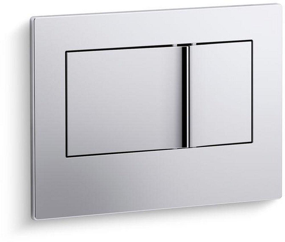 KOHLER Kohler 8857-CP Bevel Flush Actuator Plate 2 inches x 4 inches In-Wall (K8857-CP)
