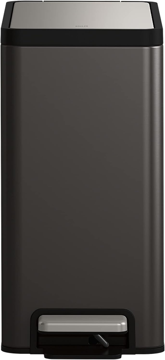 KOHLER Kohler 20957-BST Slim Step Trash Can 2.5 Gallon