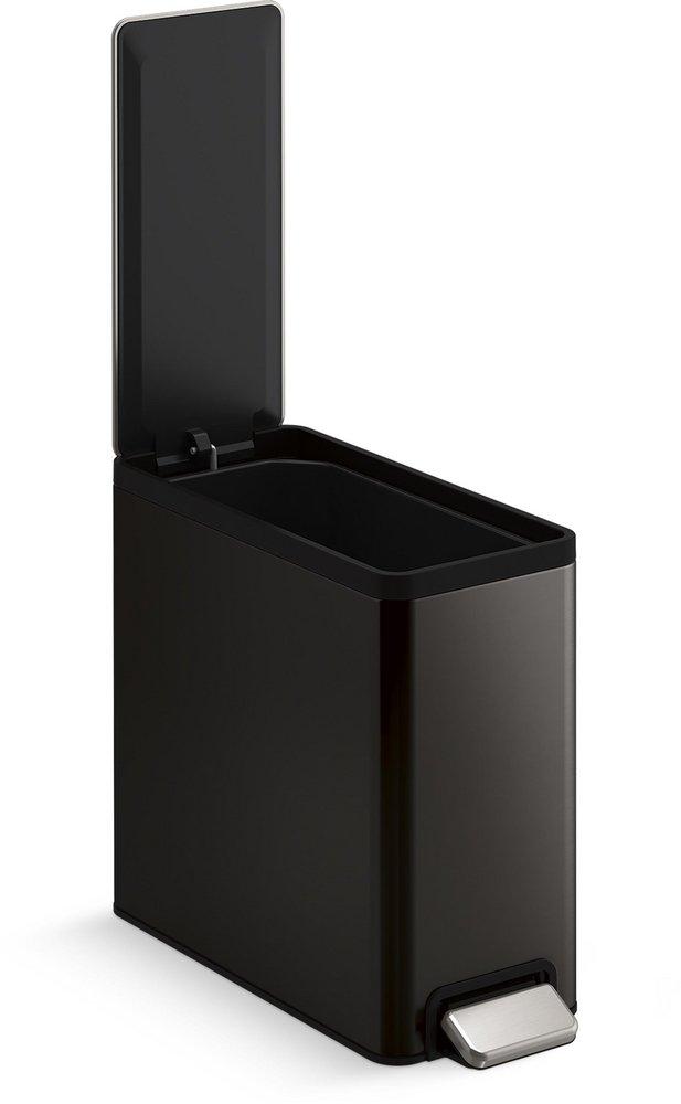 KOHLER Kohler 20957-BST Slim Step Trash Can 2.5 Gallon