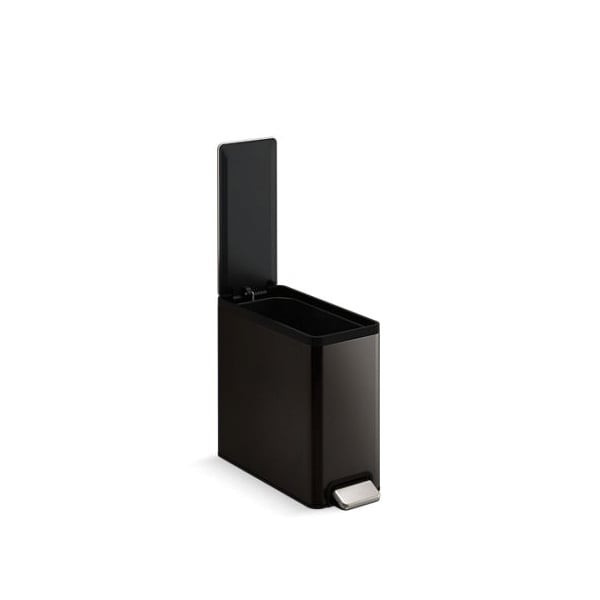 KOHLER Kohler 20957-BST Slim Step Trash Can 2.5 Gallon