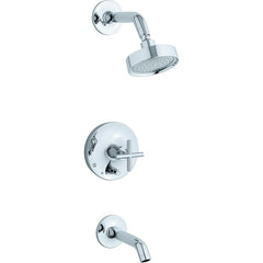 KOHLER Kohler T14420-3L-CP Purist Rite-Temp Bath and Shower Trim Kit 35 Degree Spout