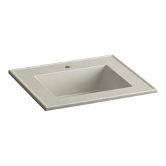 KOHLER Kohler 2777-1-G85 Impressions ceramic rectangular integrated vanity top 25 in