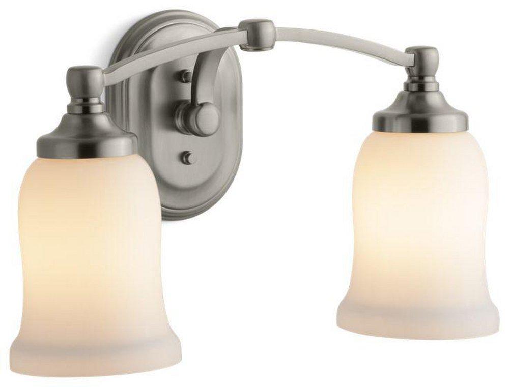 KOHLER Kohler 11422-BN Bancroft Double Wall Sconce 100 W (2-Light)