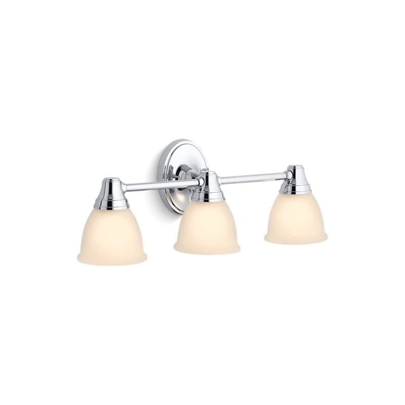 KOHLER Kohler 11367-CP Triple Light Bathroom Wall Sconce 100W (23 in) 11367-CPL
