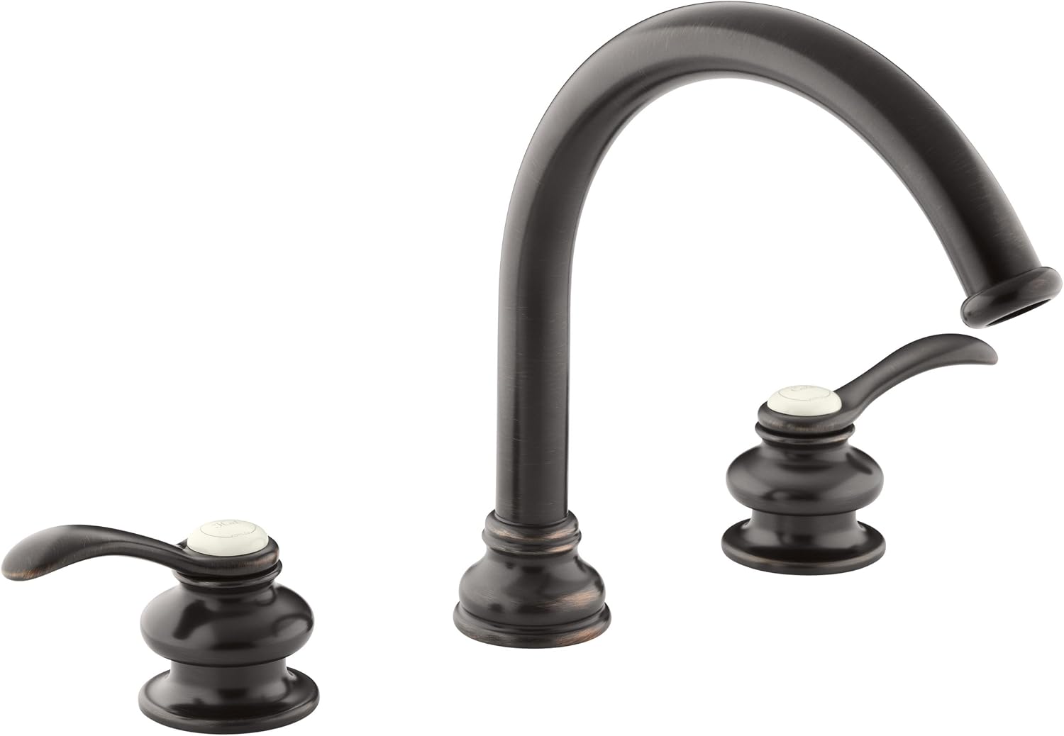 KOHLER Kohler T12885-4-2BZ Fairfax Deck-Mount Bath Faucet Trim (8-7/8 in Spout)