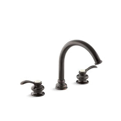 KOHLER Kohler T12885-4-2BZ Fairfax Deck-Mount Bath Faucet Trim (8-7/8 in Spout)