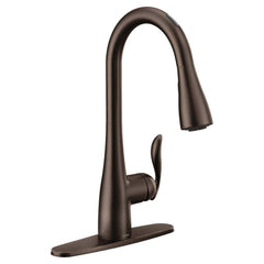 MOEN Moen 7594EVORB Arbor Single-Handle Pull Down Touchless Kitchen Faucet Battery Powered (Single Unit)