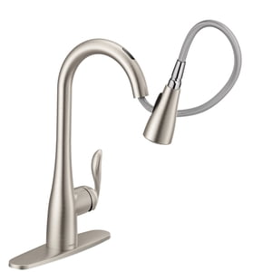 MOEN Moen 7594EVORB Arbor Single-Handle Pull Down Touchless Kitchen Faucet Battery Powered (Single Unit)