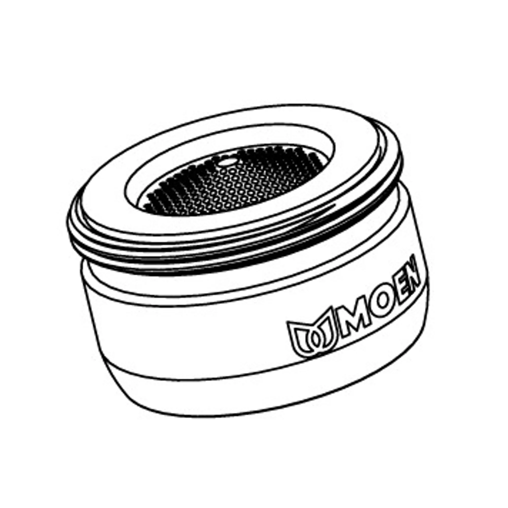 MOEN Moen 101146 Male Thread Aerator 1.0 GPM (Pack 1) 101146