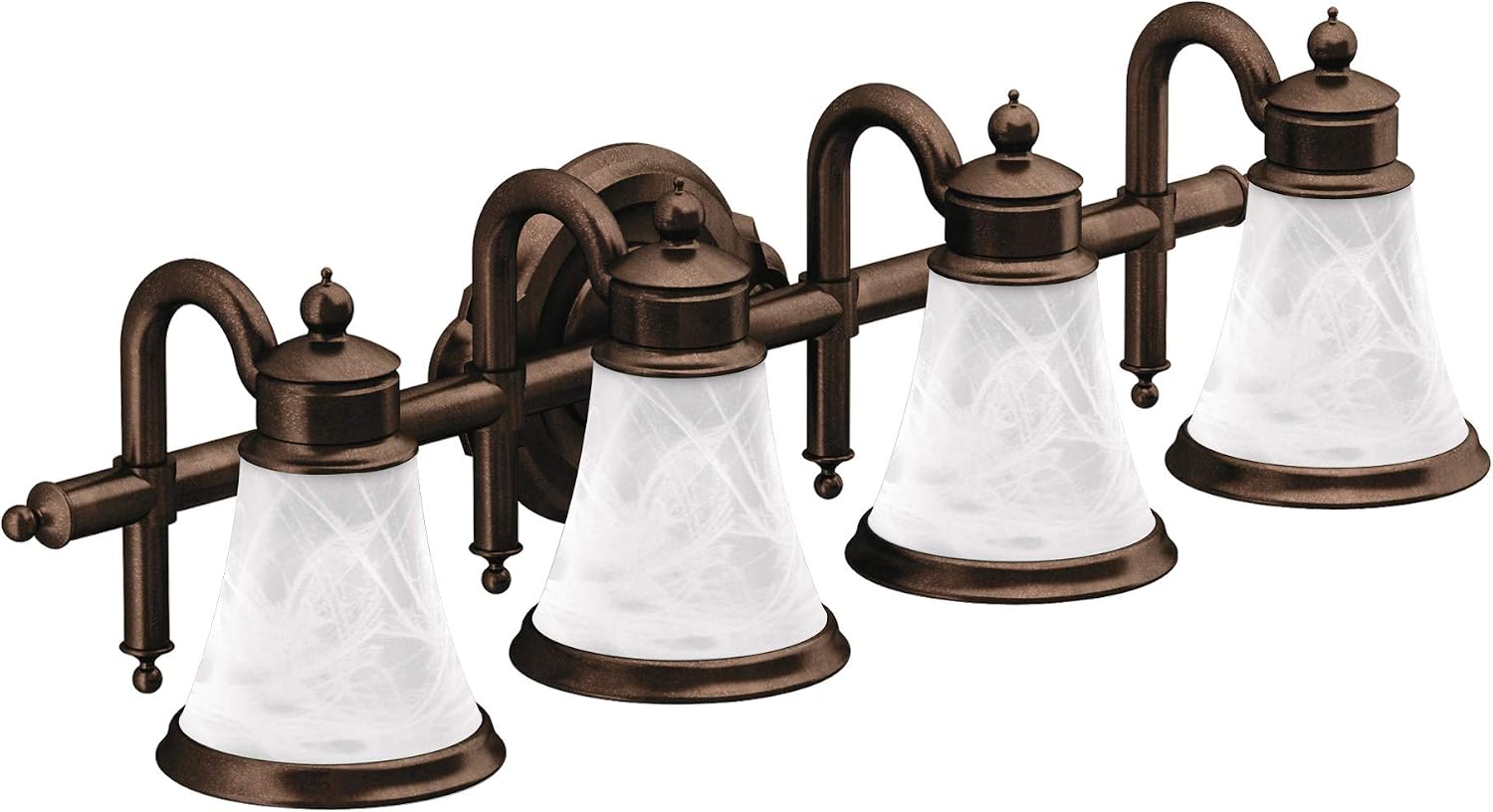 MOEN Moen YB9864ORB Waterhill Dual-Mount Bath Vanity Fixture 120V (4-Light) Replacement YB9869