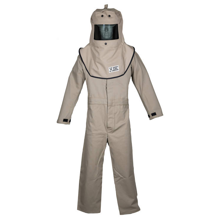 OBERON Oberon FRTC4A-XL Cat4 Suit Set Hood and Coverall 40 Cal (XL)