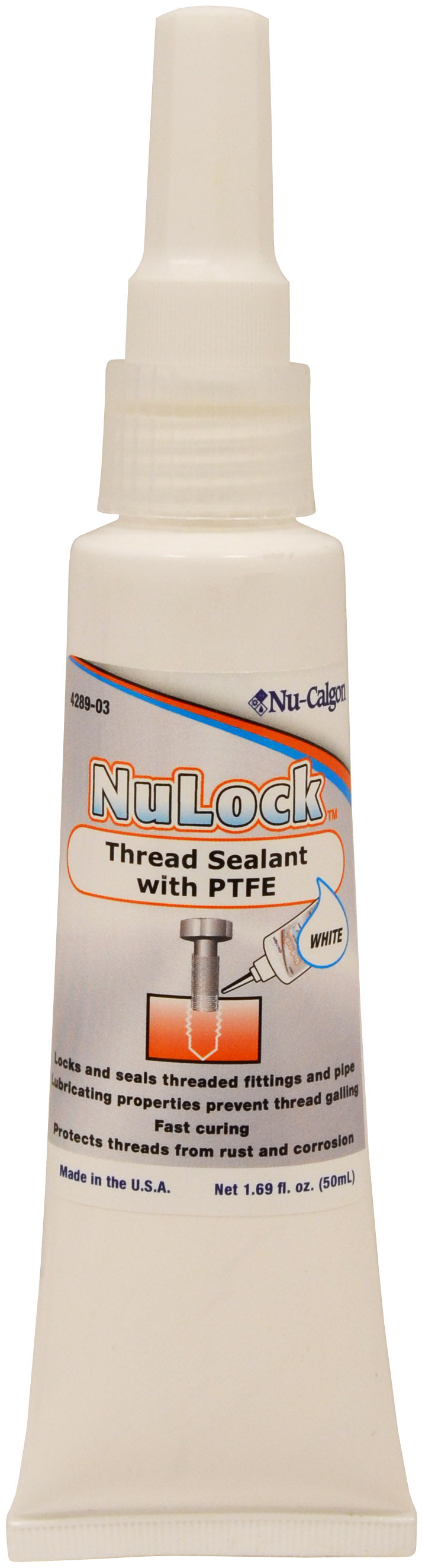 NU-CALGON Nu-Calgon 4289-03 NuLock Thread Sealant with PTFE (50 ml Tube)