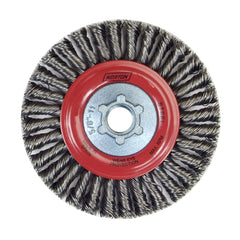 NORTON Norton 66252837993 BlueFire Carbon Steel Wheel Brush 9 inches x 5/8 inches-11