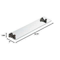MOEN Moen YB5490ORB Kingsley Vanity Glass Shelf (22.75 in x 5 in)