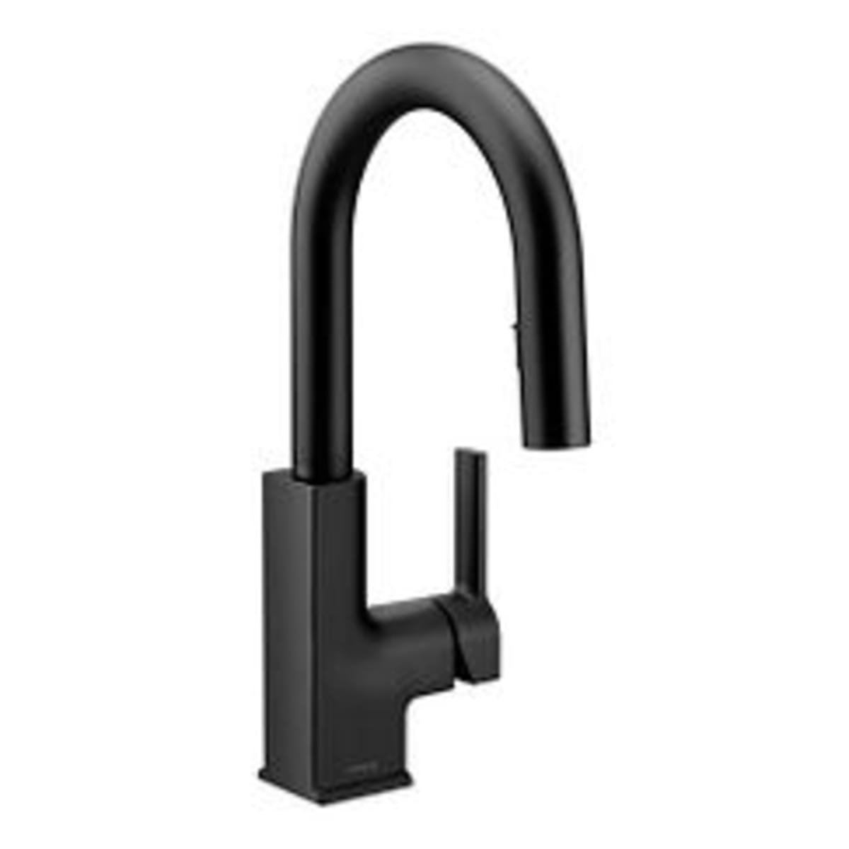 MOEN Moen S62308BL Sto One-Handle Pulldown Bar Faucet High Arc (MS62308BL)