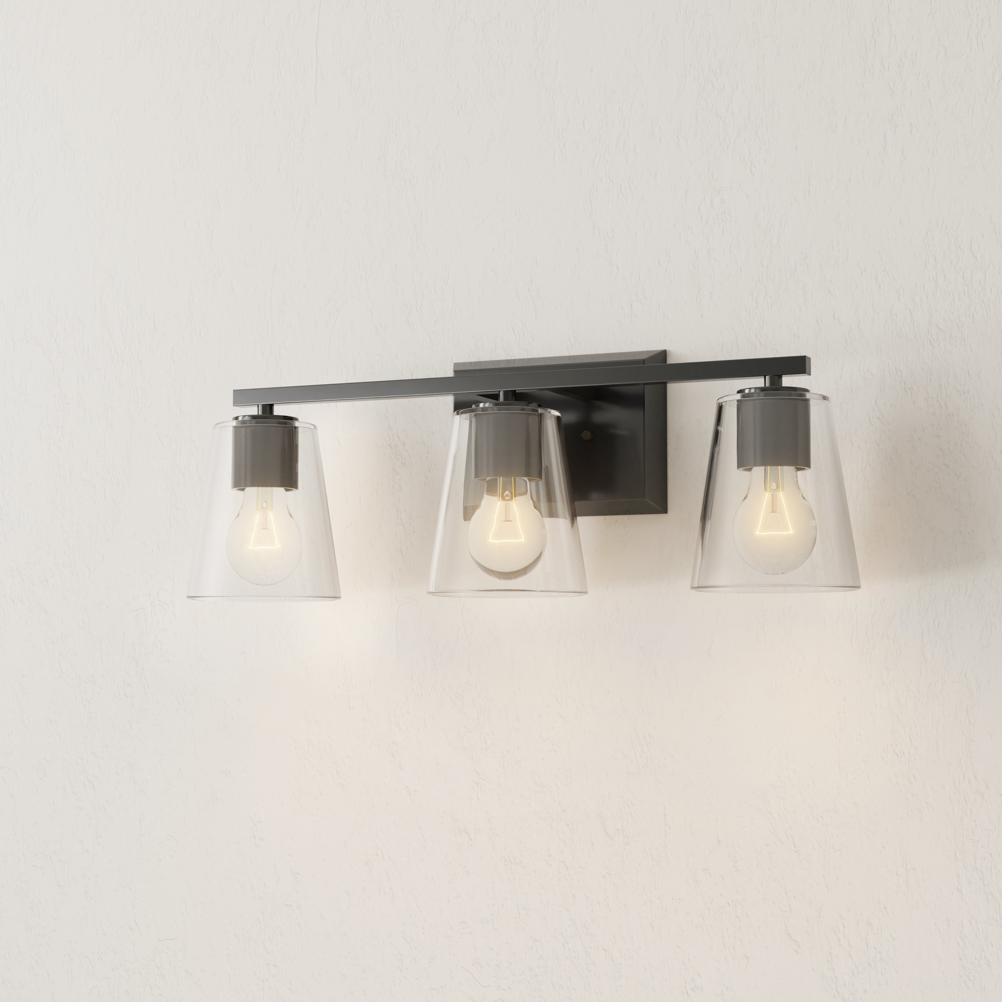 PROGRESS LIGHTING Progress Lighting P300459-31M Vertex 3-Light 180W 20.87 Inch Bath Light P300459-31M