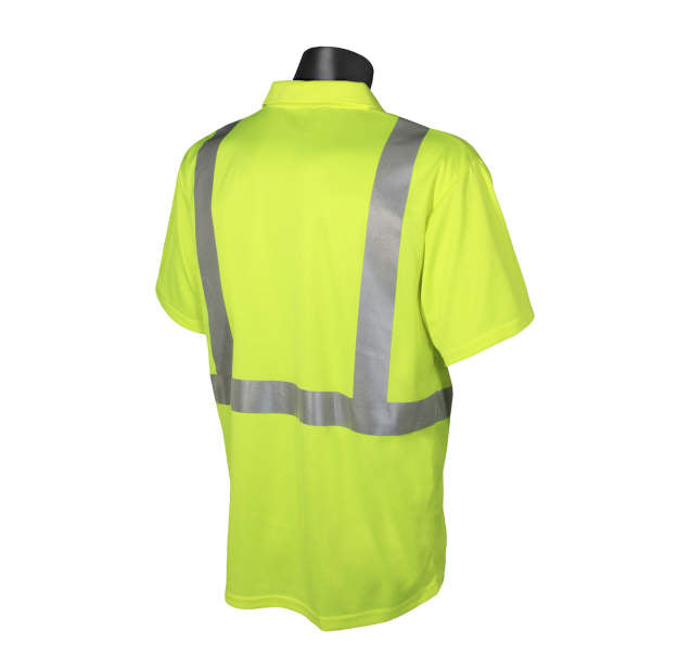 RADIANS Radians ST12-2PGS-3X Class 2 High Visibility Short Sleeve Polo (3X)