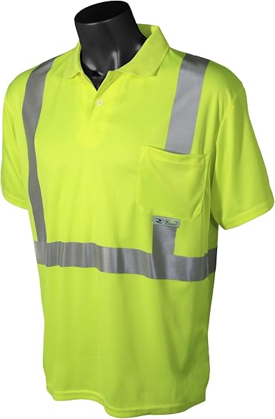 RADIANS Radians ST12-2PGS-3X Class 2 High Visibility Short Sleeve Polo (3X)